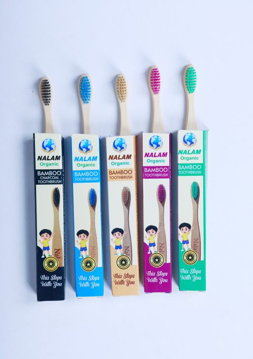 Organic kids bamboo tooth brush
