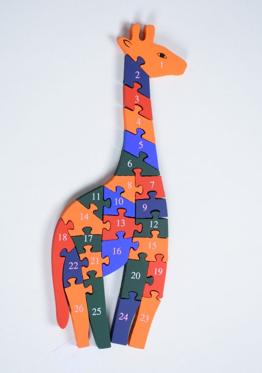 Wooden puzzle match toys